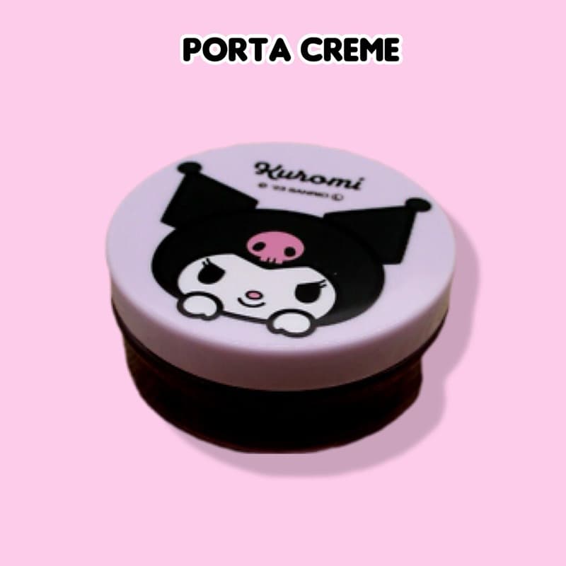 Pote para creme 20 gr viagem Sanrio Kuromi-Unidade