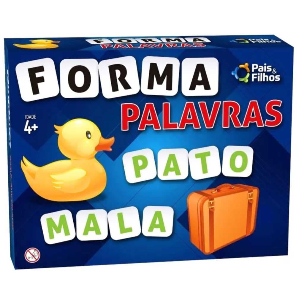 Jogo Educativo Formando Forma Palavras Aprender Letras Infantil