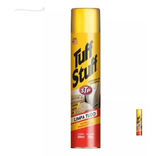 Tuff Stuff Espuma Limpeza 300ml Bancos Carpetes Painéis Tapetes Cerâmica Automotivo Carro Doméstico