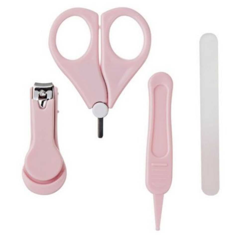 Kit manicure-unha com estojo Rosa - Clingo