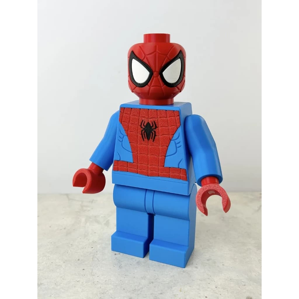 Mega Boneco tipo Lego homem aranha + 20cm