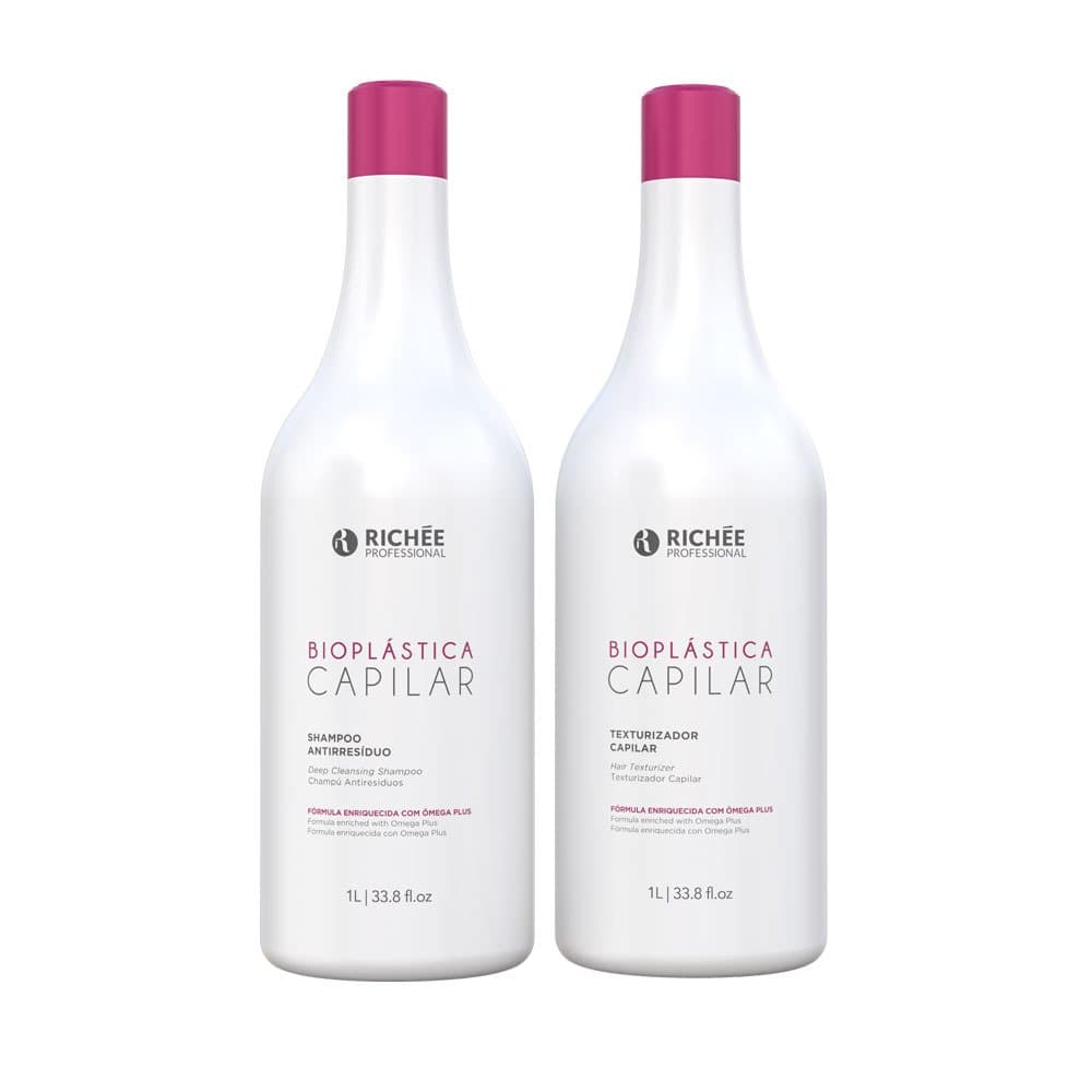 Kit Escova Progressiva Defrizante Bioplástica Richée Professional (2x1L)