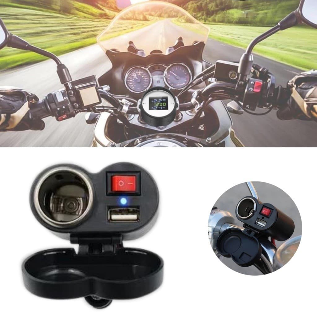 Carregador De Celular Usb Turbo Para Motos Fang