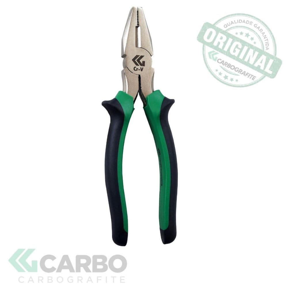 ALICATE UNIVERSAL CROMO VANÁDIO CARBOGRAFITE 8''