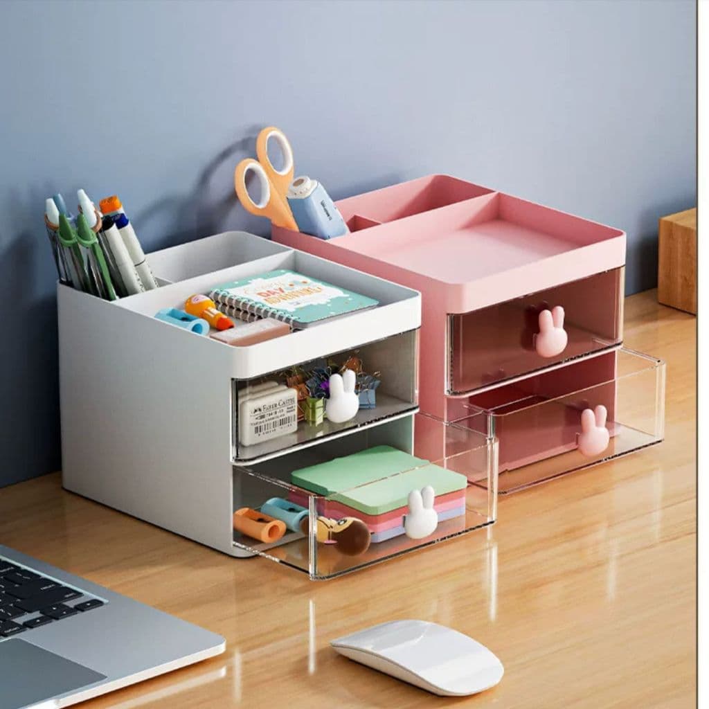 Organizador Coelho Decorativo para Mesa e Penteadeira