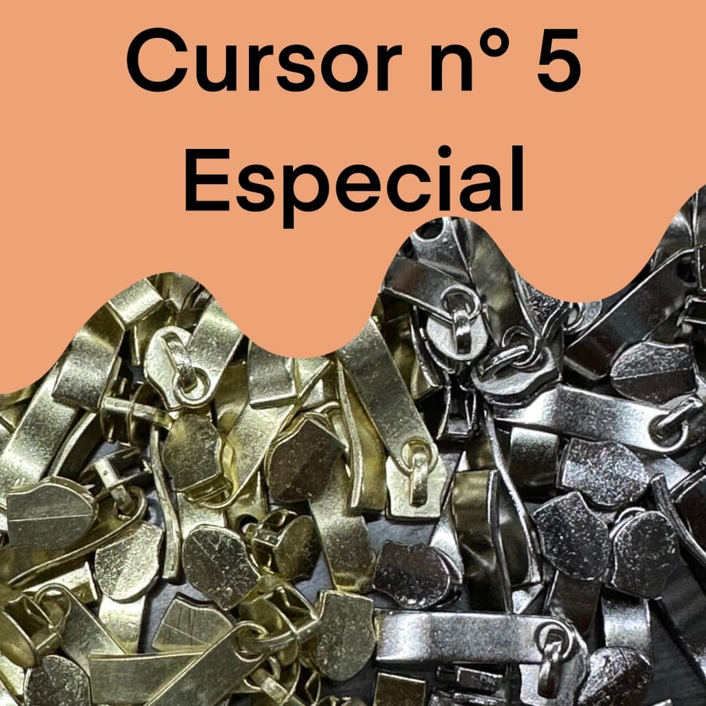 Cursor 5 especial - 10 unidades - varios modelos e banhos - para bolsas e mochilas