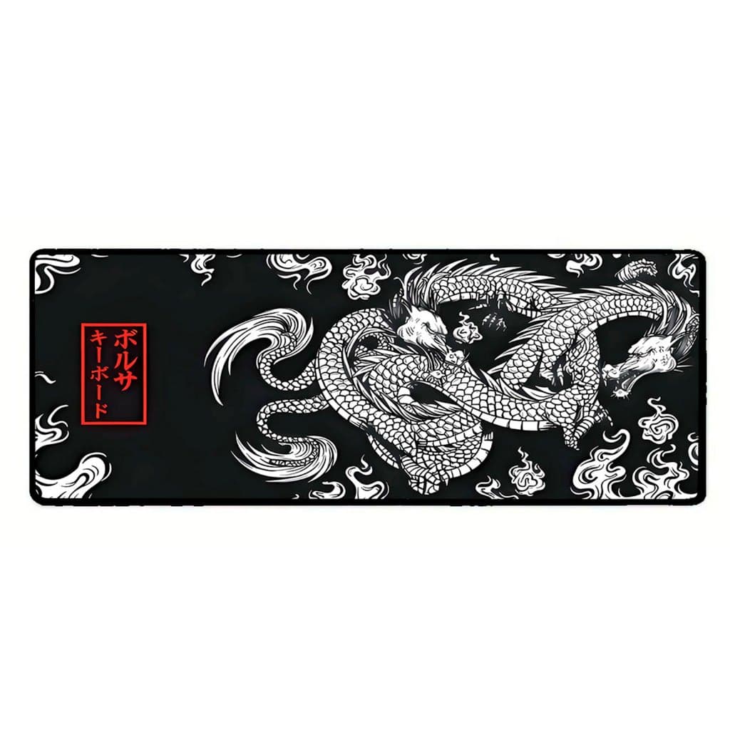 Mouse pad Gamer Speed Extra Grande Dragão Chinês Japonês Vários Tamanhos