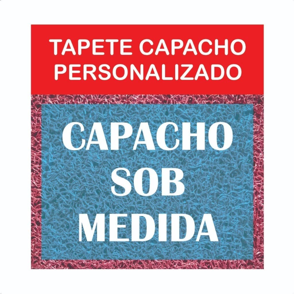 TAPETE CAPACHO SOB MEDIDA VÁRIAS CORES VINIL PORTA ENTRADA CASA COMERCIO PERSONALIZADO