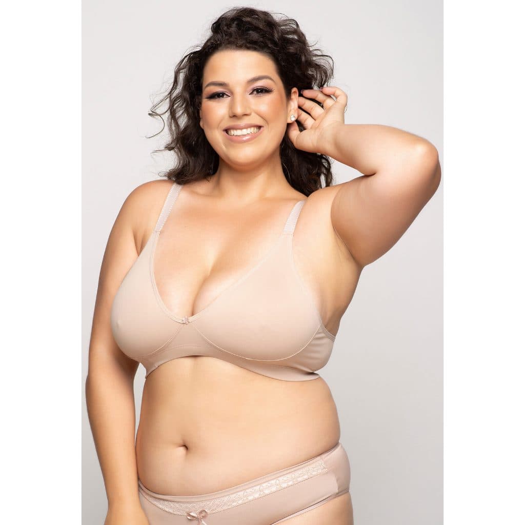Sutiã Sem Bojo Sustentação Confortável Reforçado MAYU Alça Larga Microfibra Comum e Plus Size Sutia
