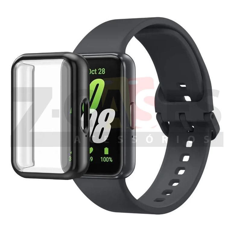 Capa Protetora 360 de Acrílico e Vidro para Galaxy Fit 3
