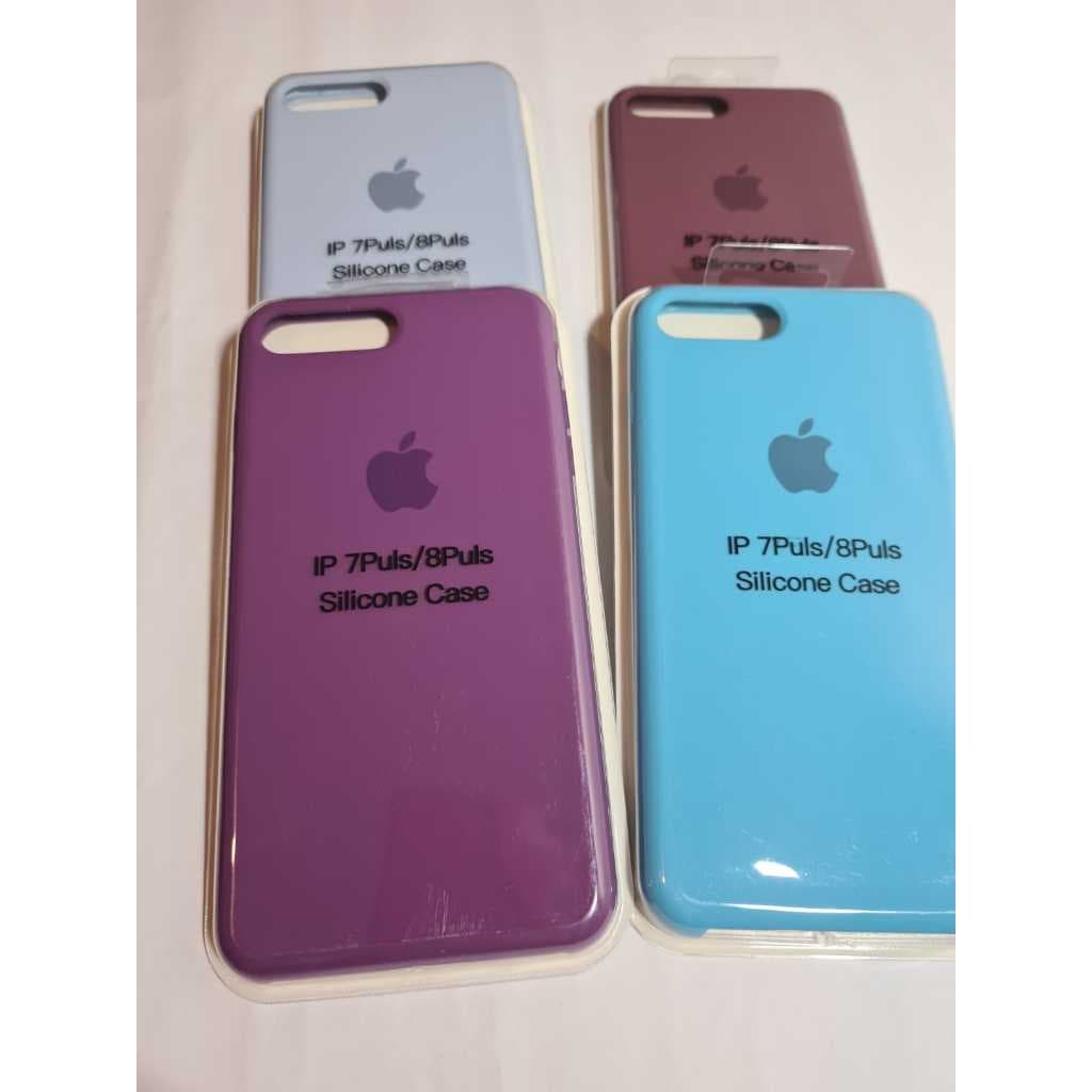 Capa Capinha Case Iphone Modelo 7 Puls/8 Puls de Silicone Anti impacto Interior Aveludado