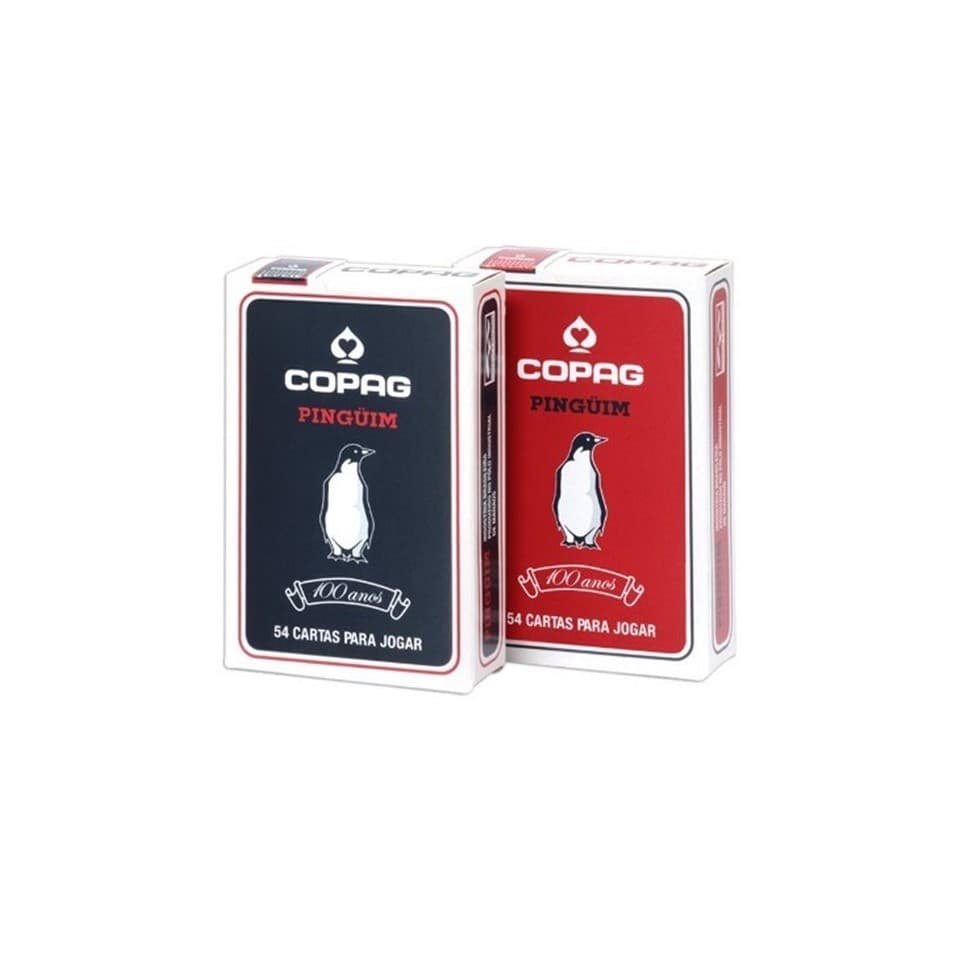 2 Baralhos Pinguim Para- Canastra-buraco-paciência - Copag