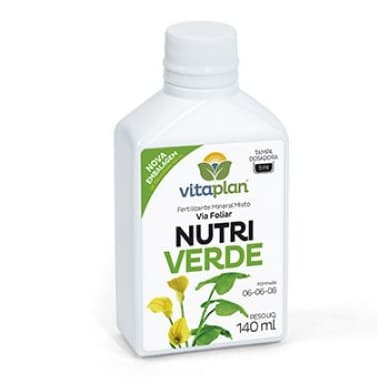 Fertilizante Adubo Mineral Misto Nutri Verde 140 ml Vitaplan Nutriplan