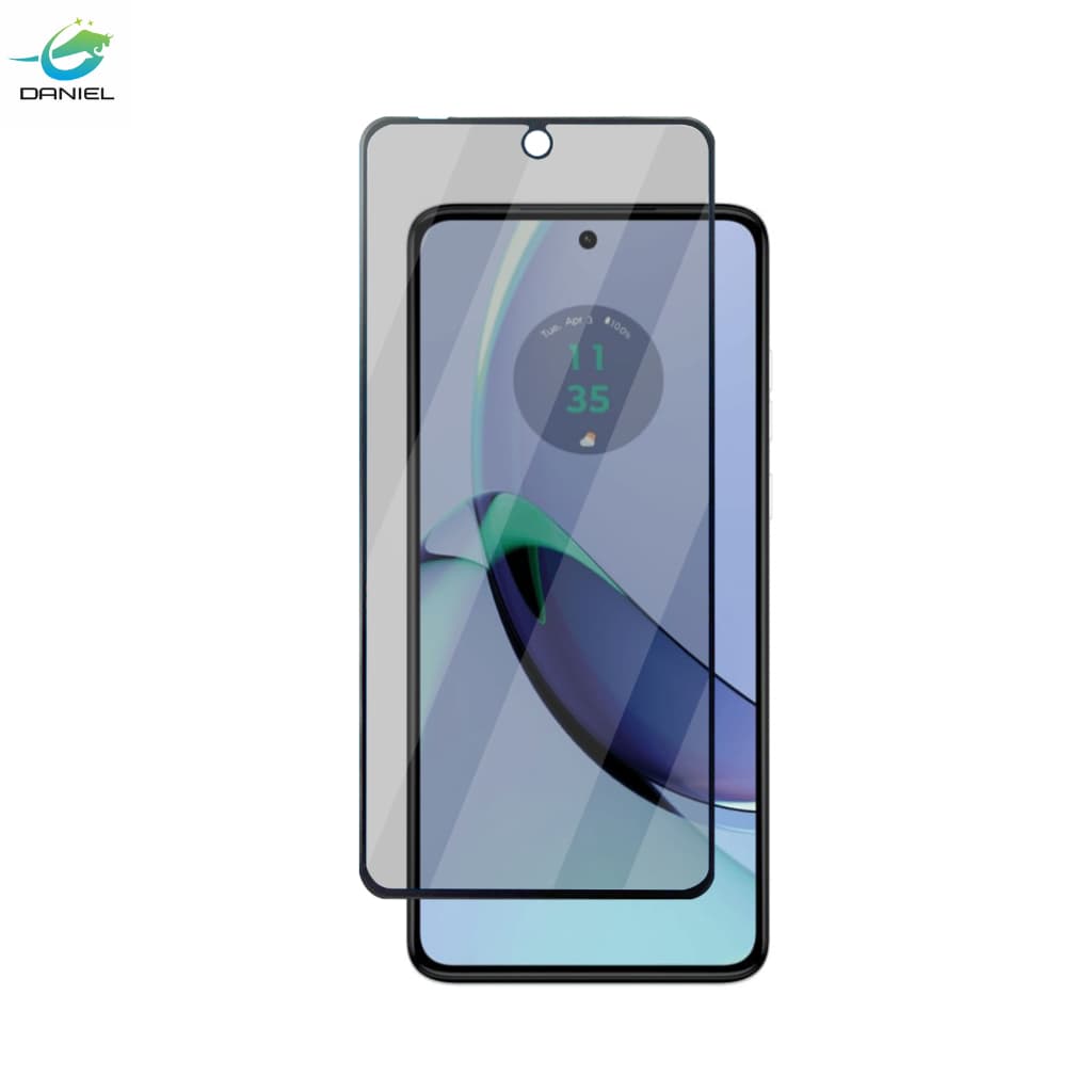 privacidade vidro temperado Moto G32 G62 G73 G34 E13 E22 G52 G82 G14 G54 G84 Película protetora