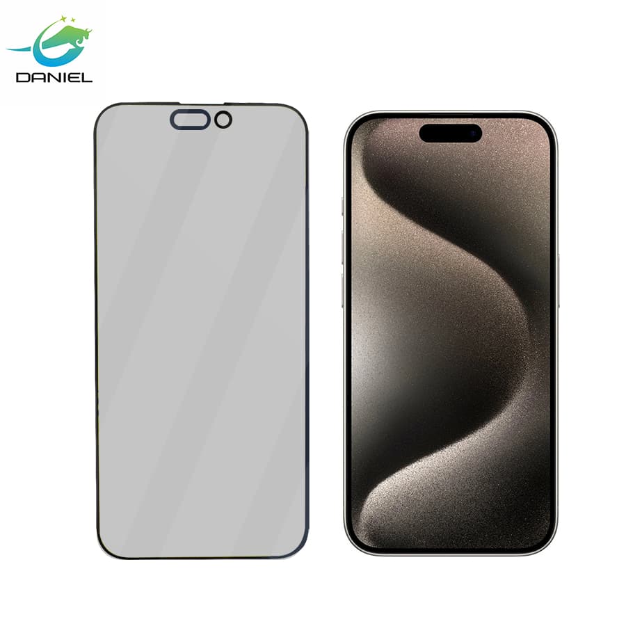 privacidade vidro temperado iPhone 15 14 13 12 11Pro XS MAX 7 6 Película protetora