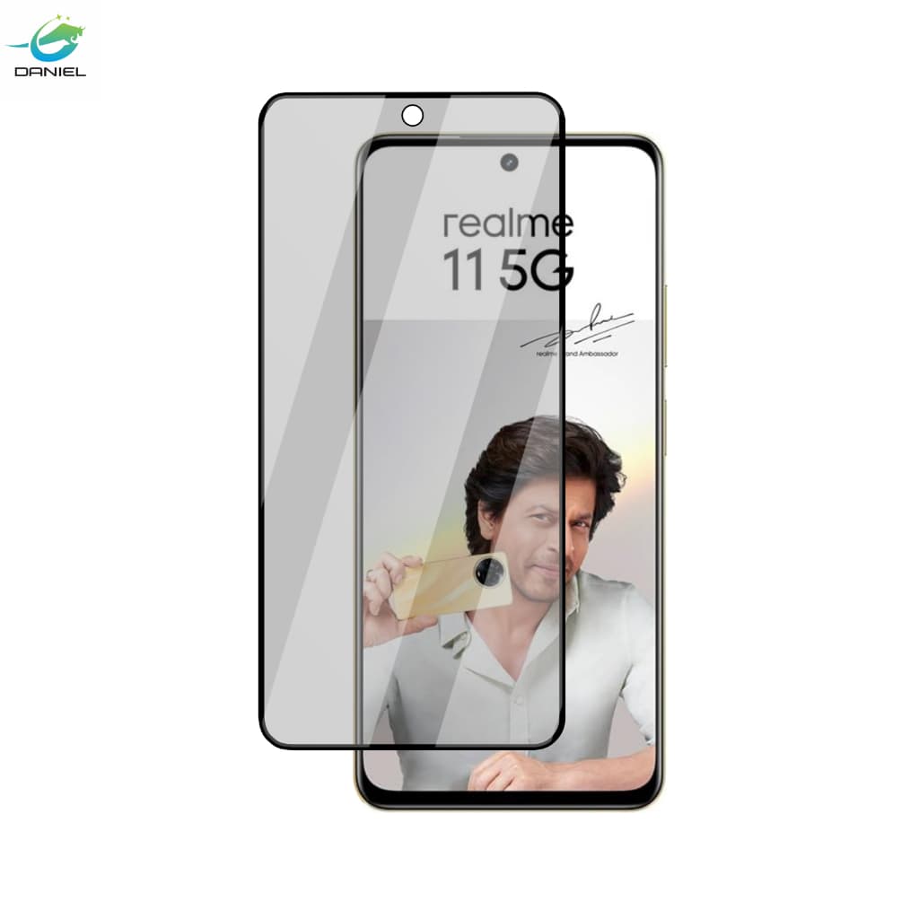 privacidade vidro temperado Realme 11 C51 C53 C67 Película protetora