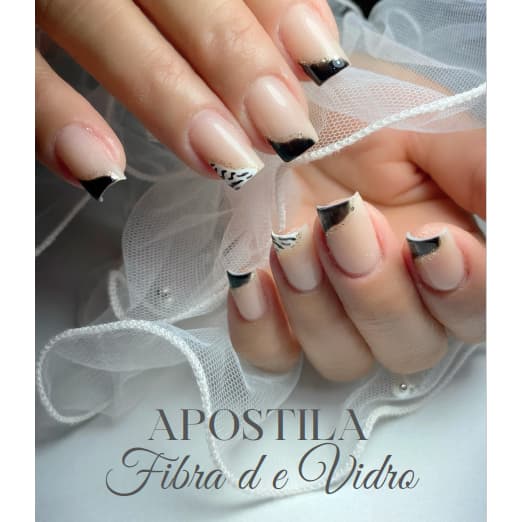 Apostila Unha Fibra de Vidro - 24 páginas Coloridas e Encadernada em Espiral