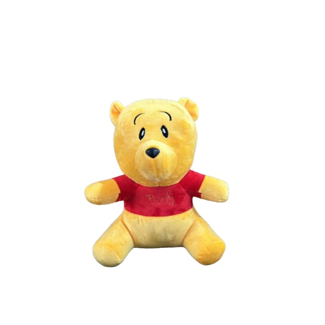 Pelúcia Ursinho Pooh Premium 25cm Enchimento Fibra Silicone Antialérgica