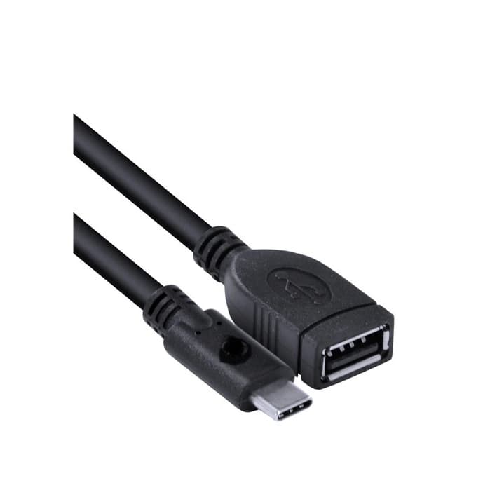 Cabo Extensão Tipo C Macho P/ Usb Fêmea 1 Metro