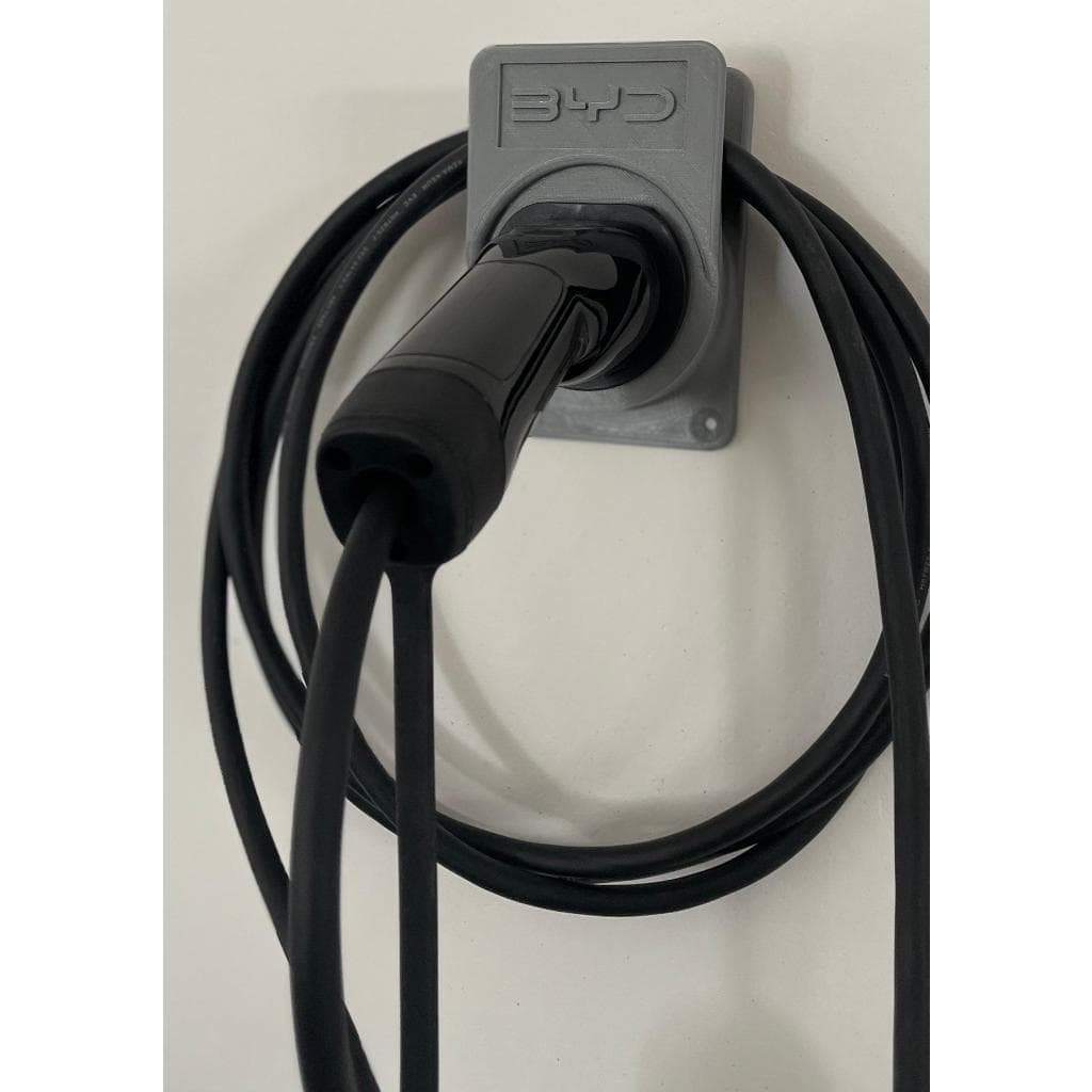 Suporte de tomada e cabo wallbox BYD carro eletrico