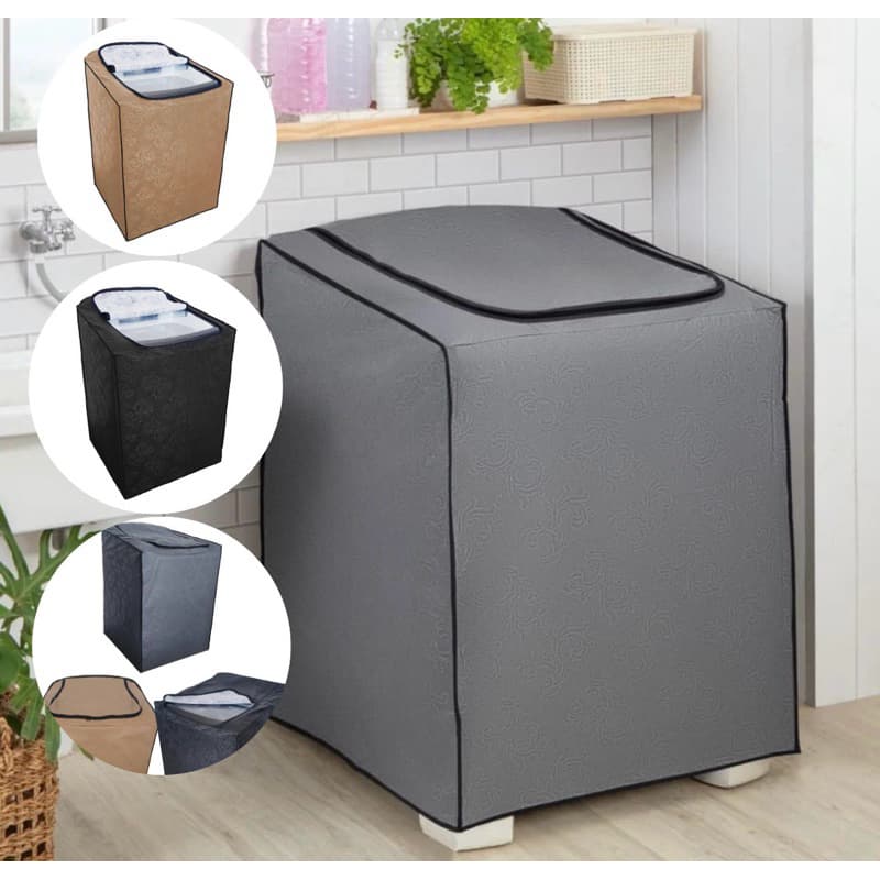 Capa Máquina De Lavar C/ Ziper Impermeável 8kg 9kg 10kg 11kg 12kg 13kg 14kg 15kg 16kg