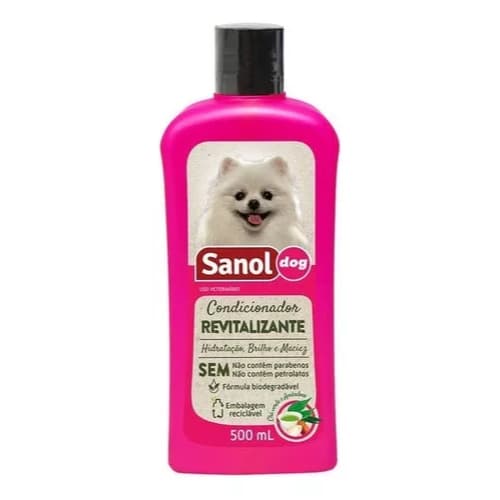 Condicionador De Pelos Revitlizante Sanol Dog 500ml