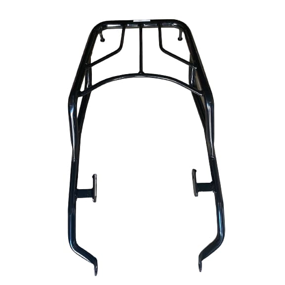 Bagageiro Pop 100 Preto Cromado 2007 2008 2009 2010 2011 2012 2013 2014