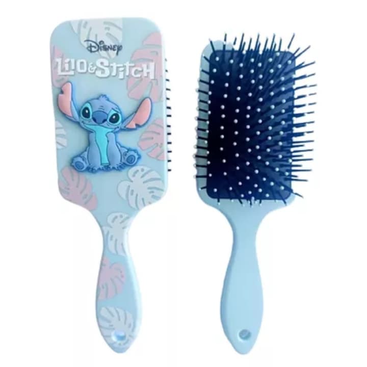 Escova Para Cabelo Lilo E Stitch Desenho Cor Azul