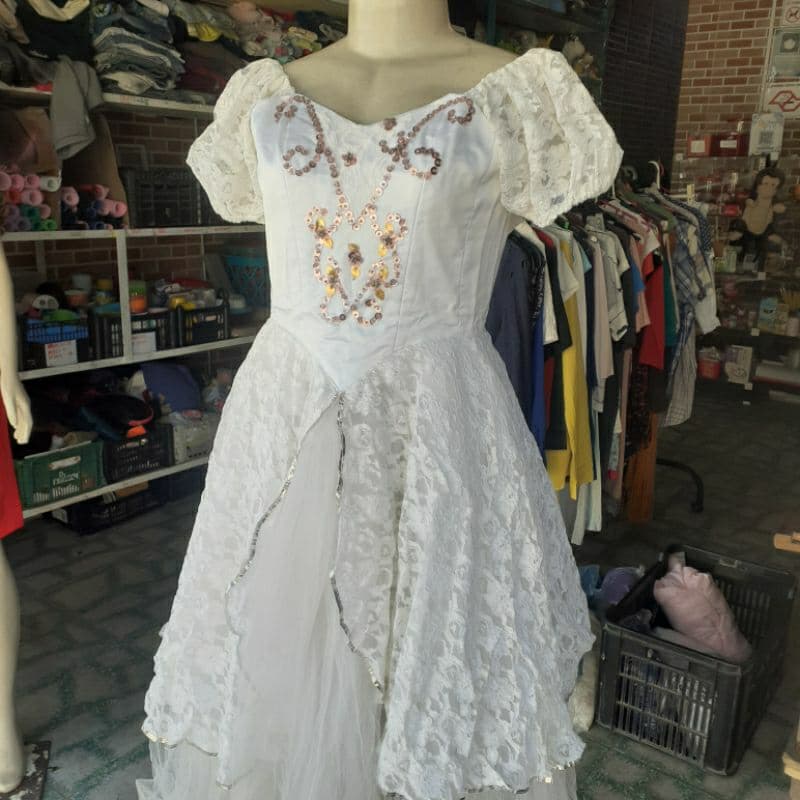 Vestido Infantil, rendado, daminha, noiva festa junina