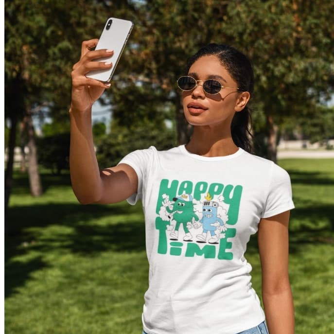 Camiseta Cannabis Divertida Unisssex