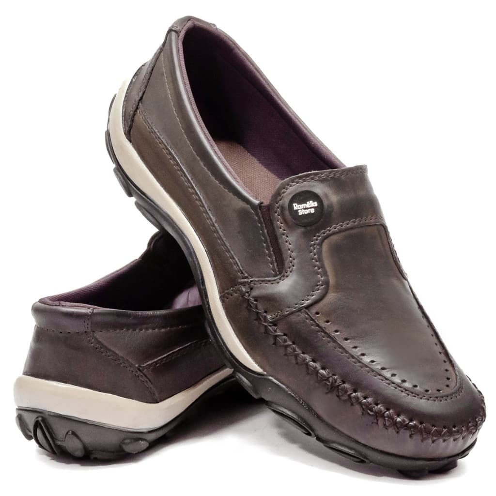 Sapatilha Mocassim Masculina todo em Couro Legítimo - 2020