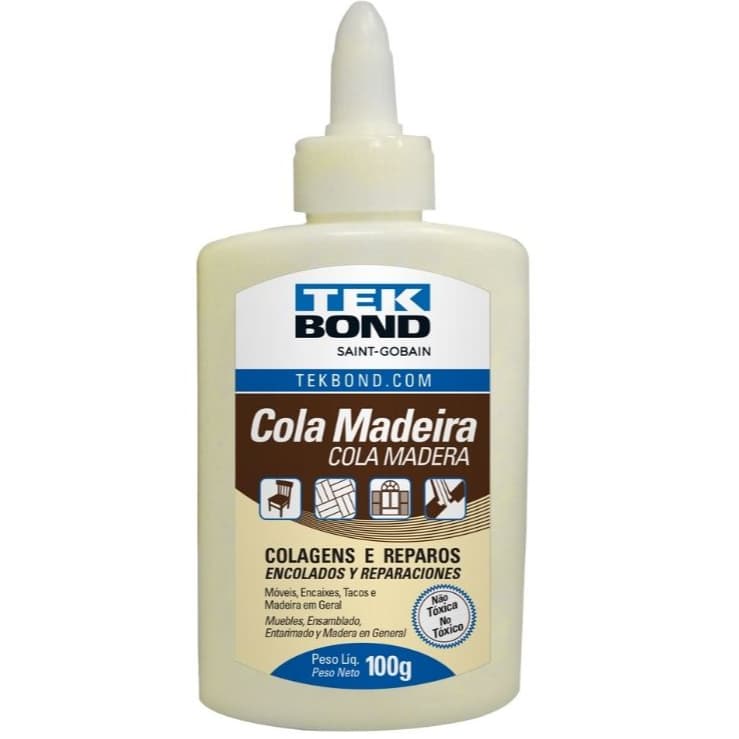 Cola Madeira Colagens Reparos Móveis Tacos 100g Tekbond