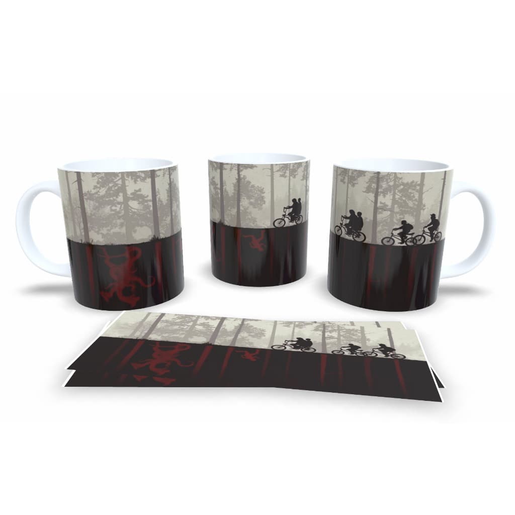 Caneca Personalizada Stranger Things Porcelana ou Polimero Presente Aniversario Festa Qualidade 012