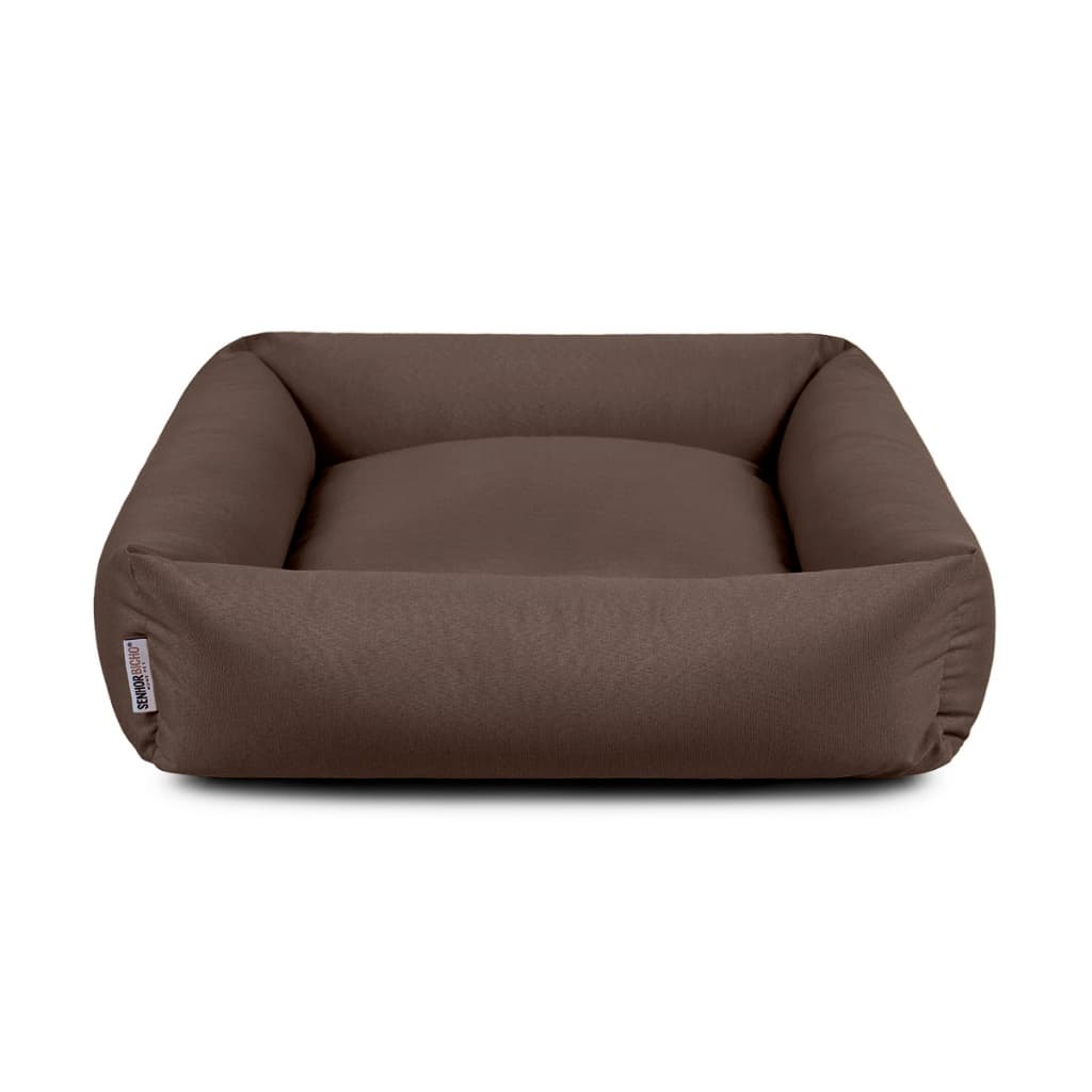Cama de Cachorro Impermeável Caminha Pet com Zíper Hanna 73x73 Capuccino