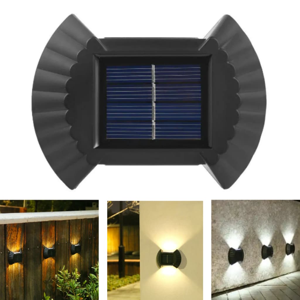 Luminária Solar Led Arandela Concha  Carregamento automático Sem fios