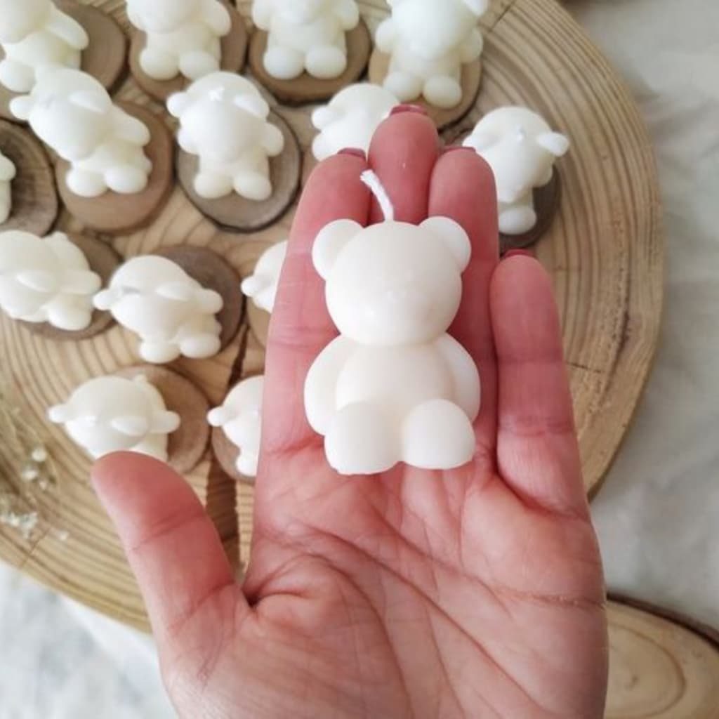 Vela Lembrancinha Mini urso Chá de bebê chá revelação
