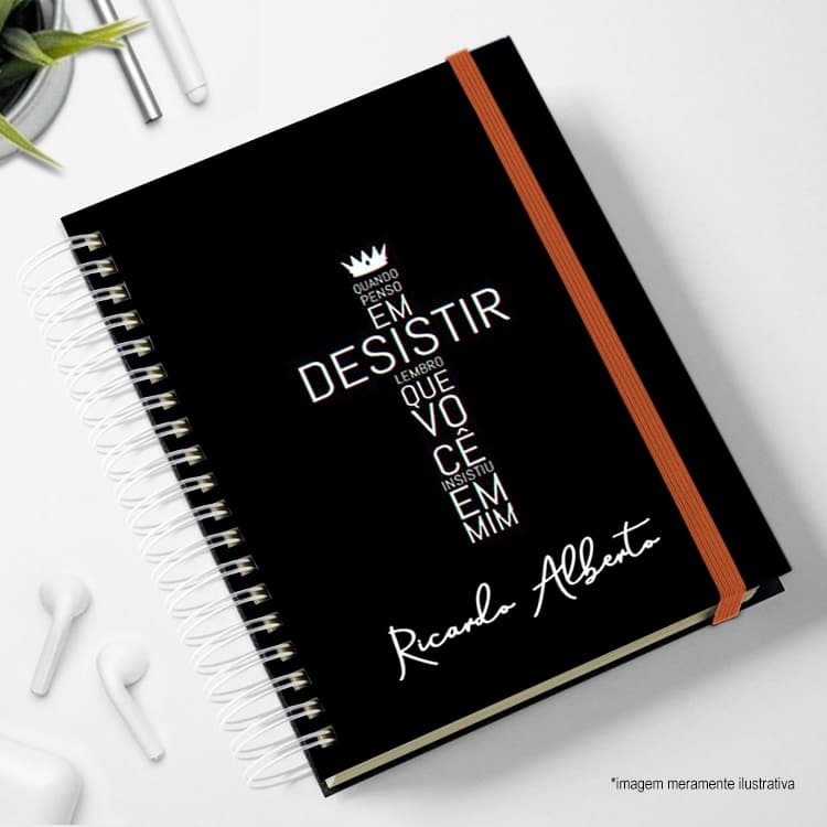 Agenda 2026 PersonalizadaCaderno religião cristã católica devocional pastor gospel evangélica pais