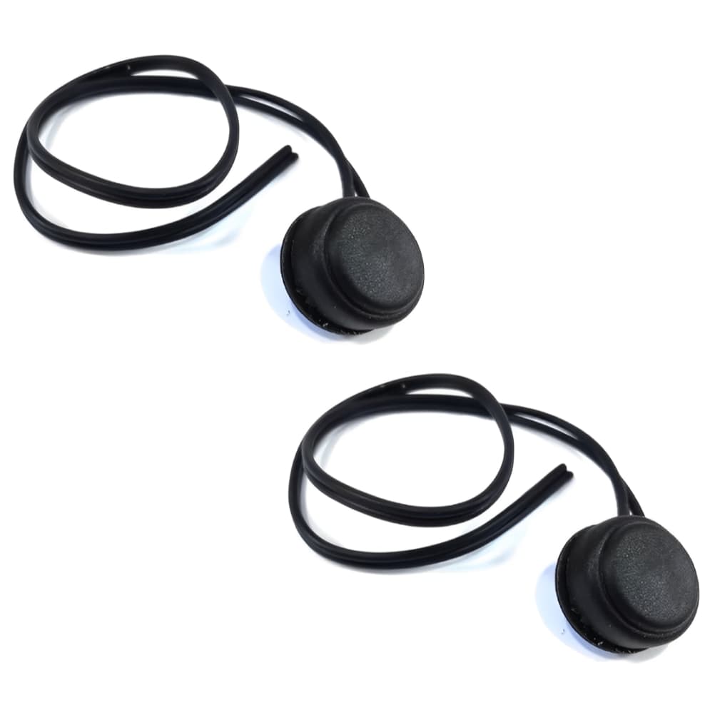 Par de Botões Colar Injetar Alarme Pânico Buzina Universal - DM002008