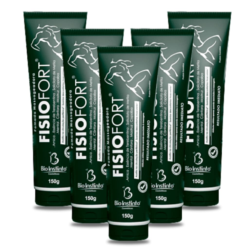 KIT 5X pomadas bio instinto 150g (dores musculares e etc)