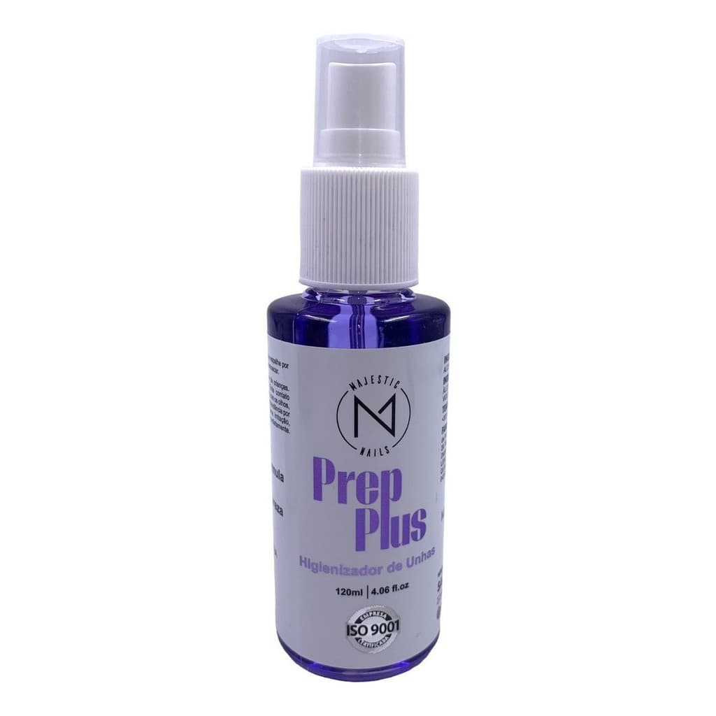 Prep Higienizador Unha de gel Majestic Nails Prep Plus 120ml