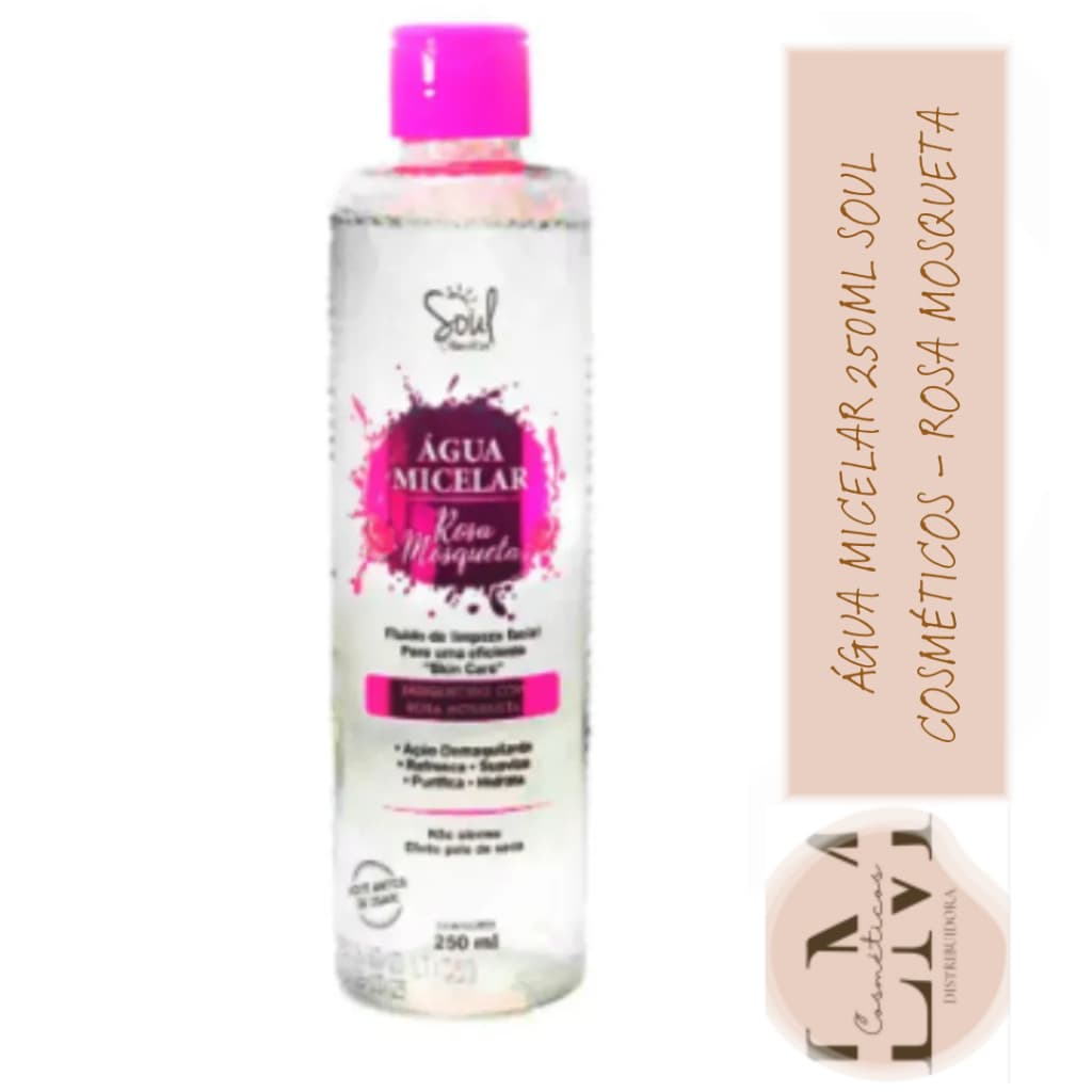 Água Micelar 250ml Soul Cosméticos - Rosa Mosqueta