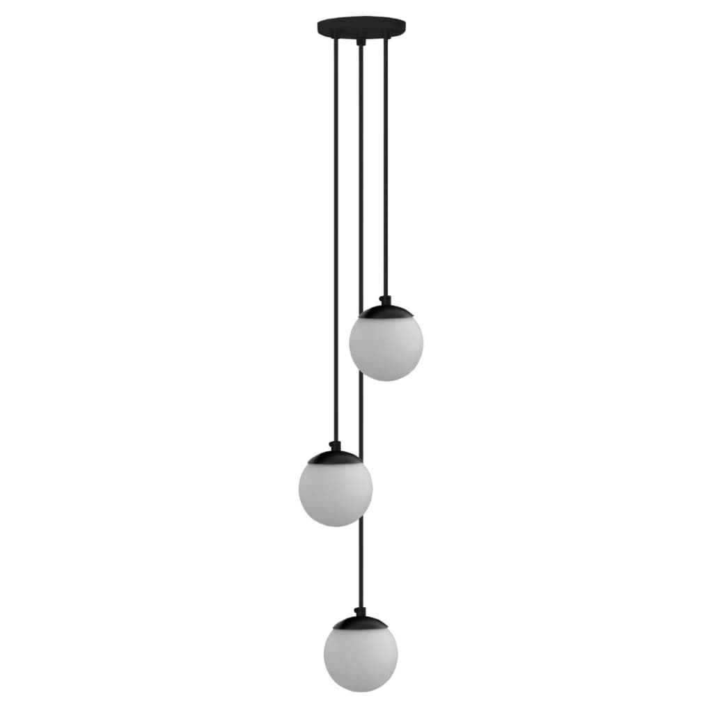 Lustre Pendente Sala Estar Triplo Moon Globo Luxo