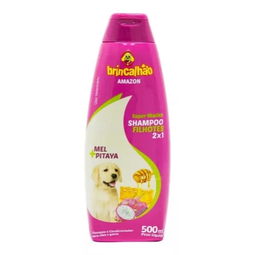 Shampoo Mel/pitaya Para Filhotes 500ml Brincalhão Original