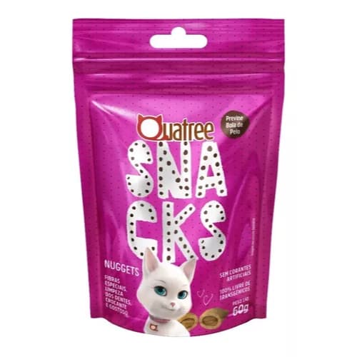 Snacks Quatree Gato - Previne Bola De Pelo - 60gr.
