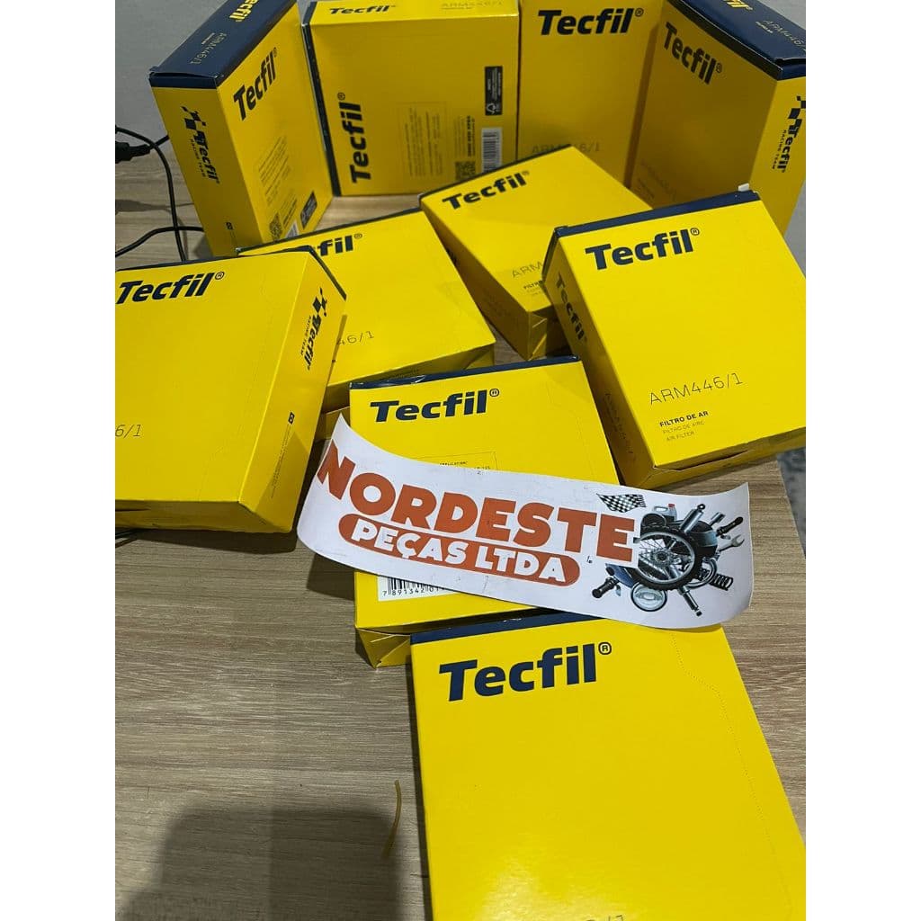 10 UNI FILTRO AR MODELO ORIGINAL POP 100 e 110 / FAN / NXR BROS / TITAN 150 TECFIL