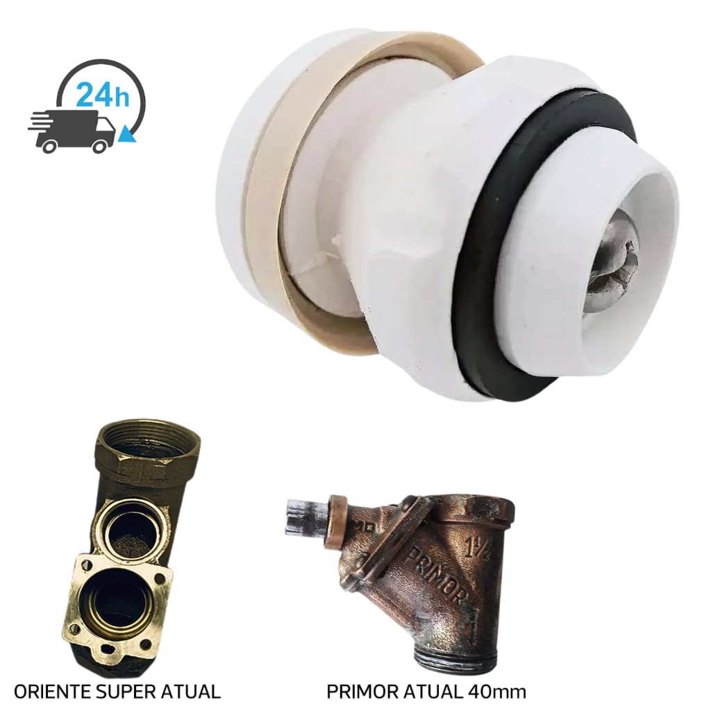 Pistão Para Descarga Oriente Super Atual Reparo Embolo Para Valvula Primor Super Atual 40mm