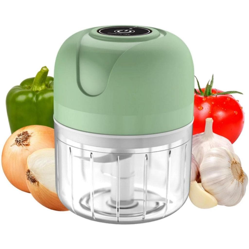 Mini Processador Triturador Sem Fio Elétrico 250ML De Alimentos