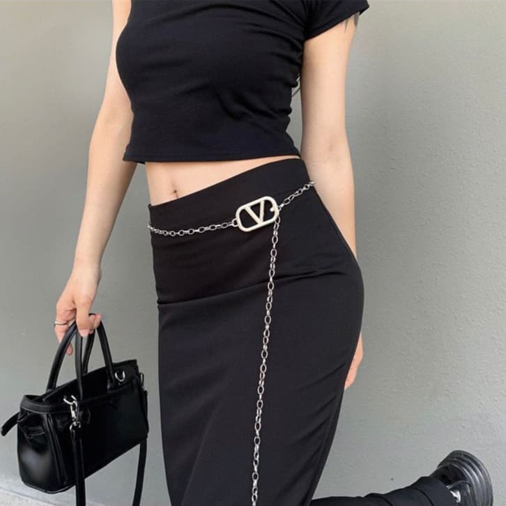 Cinto Feminino Corrente Com Strass - Diversos Modelos