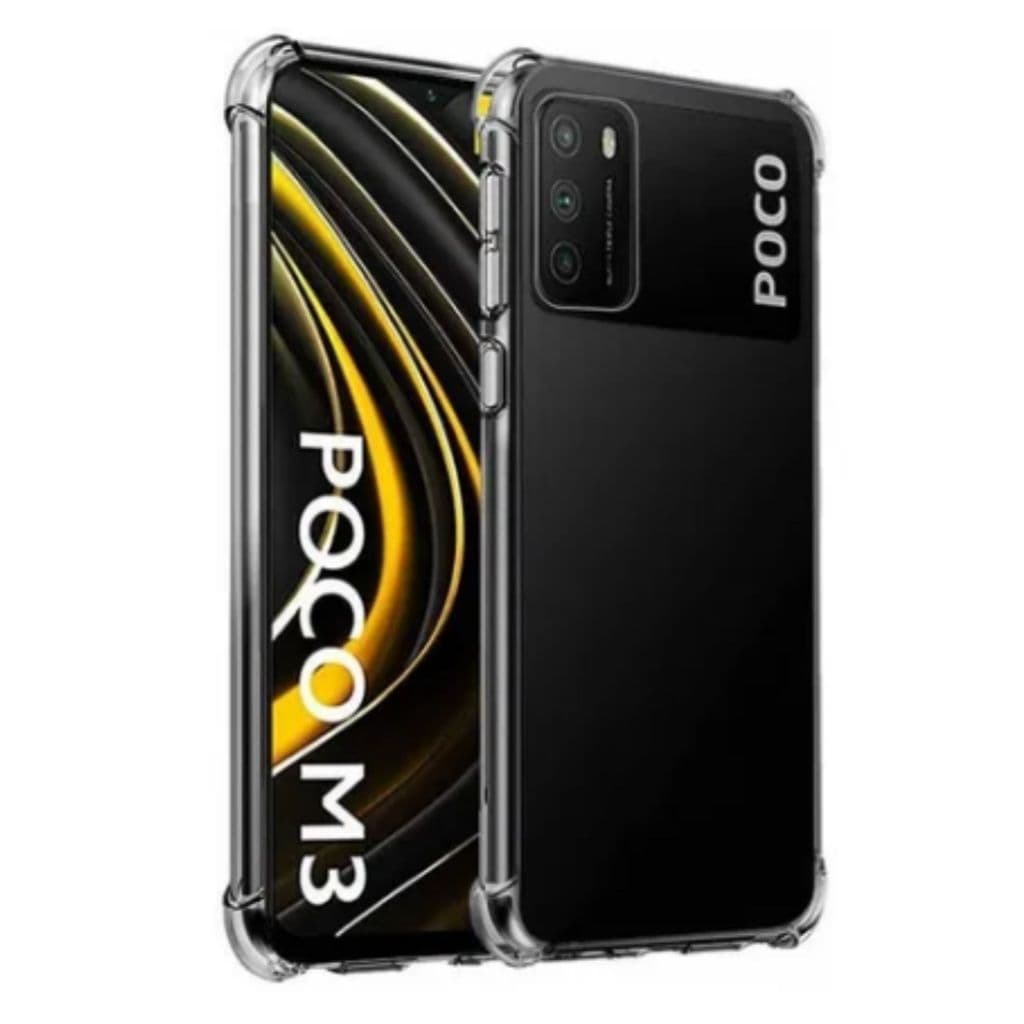 2 Capinhas para Xiaomi Poco M3 Bordas Impacto Antishock
