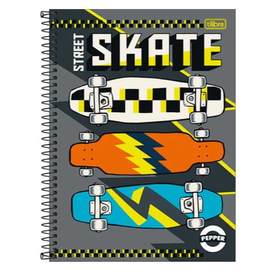 Caderno Universitário Pepper 20 Matérias 320 Folhas Tilibra